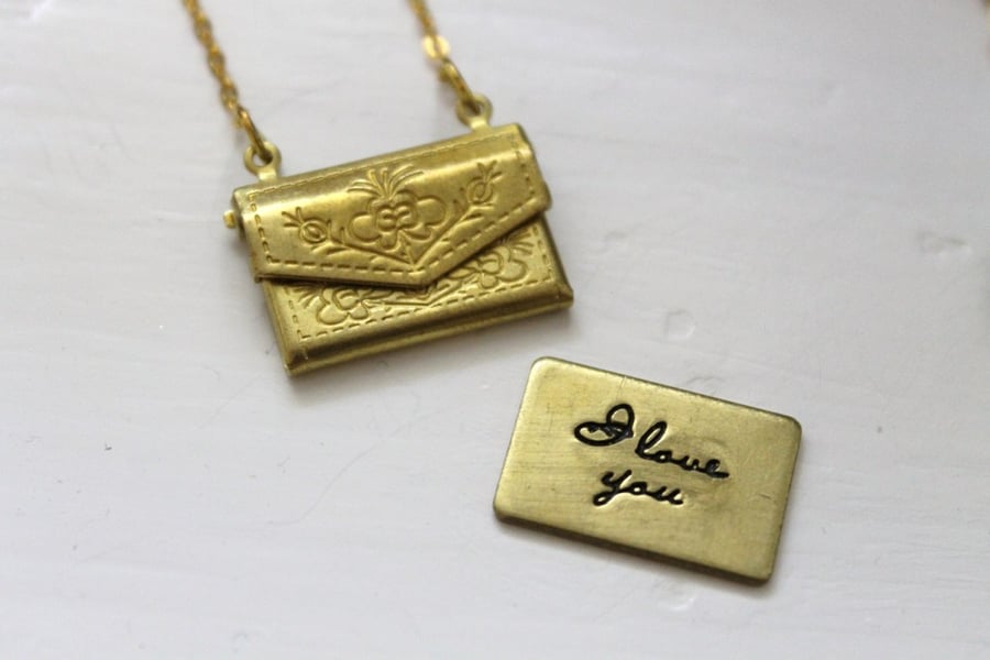 Image of Love Letter Necklace (Originally $24)
