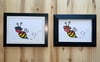 Framed Bee Prints