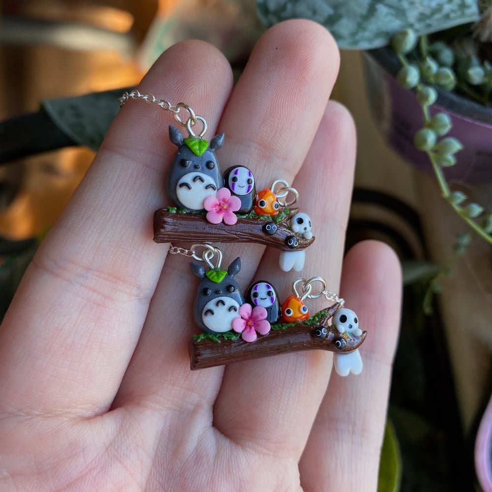 Image of Studio Ghibli Tree Branch Necklace *PREORDER*
