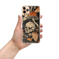 Image 4 of Goblincore Skull and Mushroom Grunge/Punk Clear Case for iPhone®