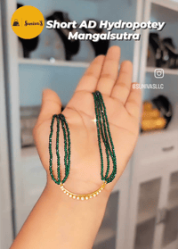 Image 3 of American Diamond Short Hydropotey Mangalsutra_Design 1