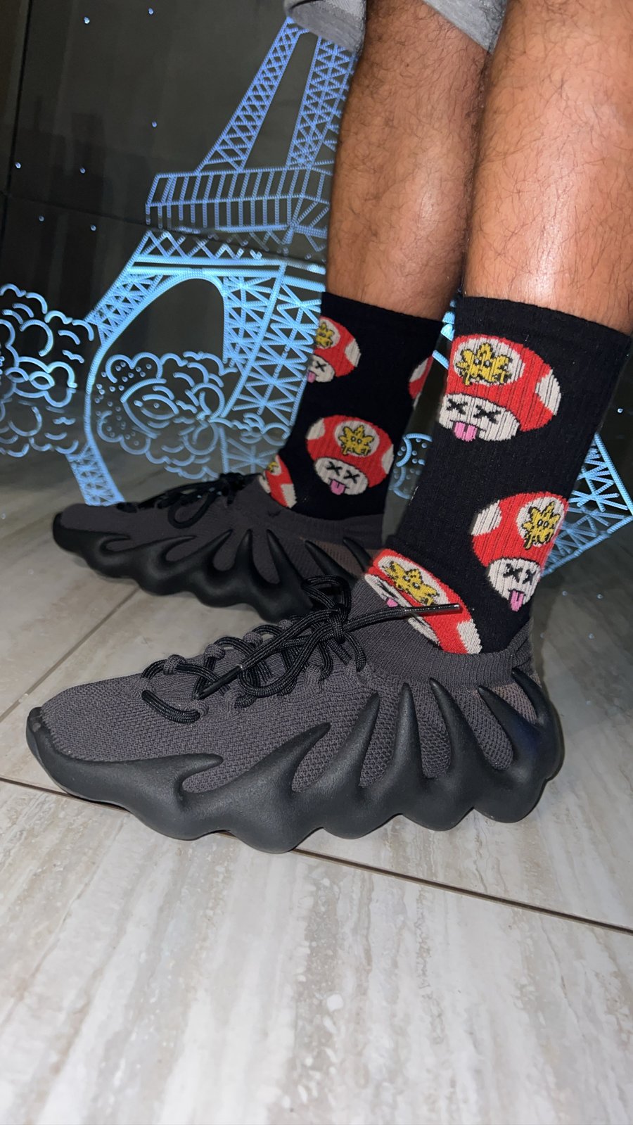 Image of SMACKED SHROOM SOCKS 