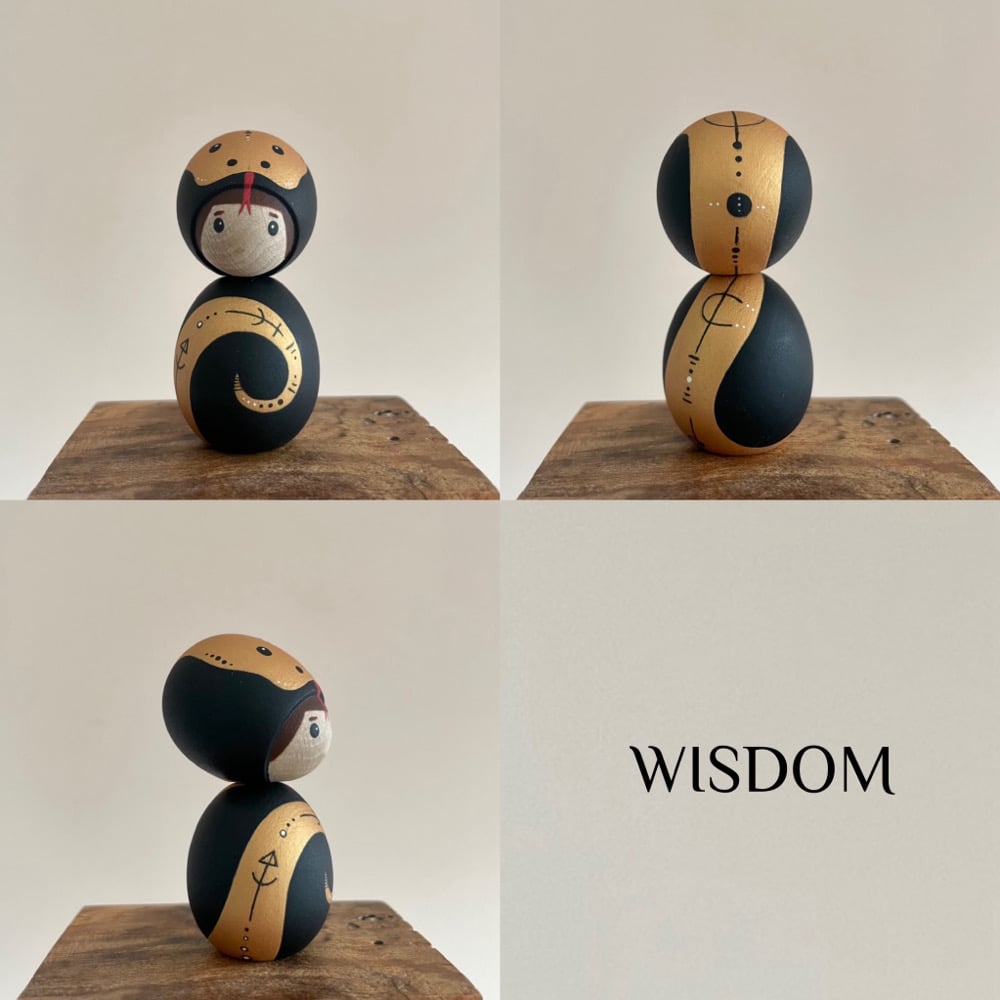 Image of Dorimu Year of the Snake Gnome - MADE TO ORDER (shipping in the last week of February)