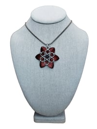 Image 3 of Textured Flower Pendant