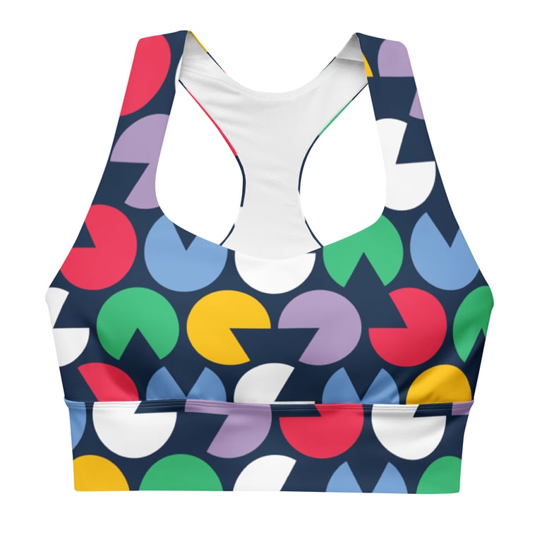 As Colorful As I Am Longline Sports Bra Image 2