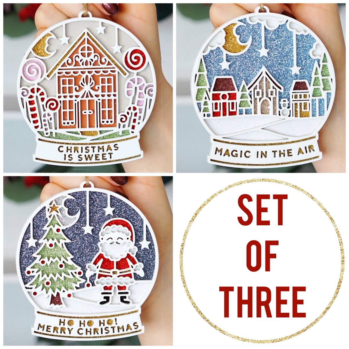 Image of PREORDER Snow Globe Trio