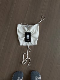 white crop shirt (sz small)