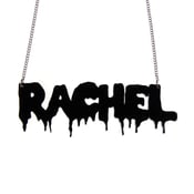 Image of Horror Style Name Necklace