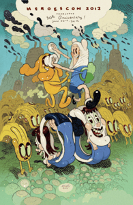 Image of Adventure Time #5 HeroesCon Variant by Dave Cooper