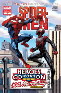 Image of SPIDER-MEN #1 :: HEROESCON 30th ANNIVERSARY VARIANT