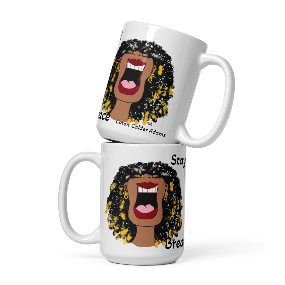 Stay Joyful Breathe Peace mug