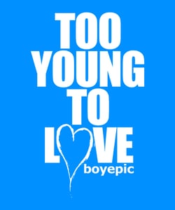 Image of Too Young To Love Tee - Blue