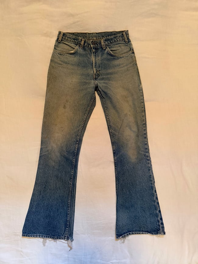70s Levi's bellbottom denim jeans 684 flares 