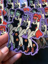 4" Kidnap the Sandy Claws- Laminated Sticker