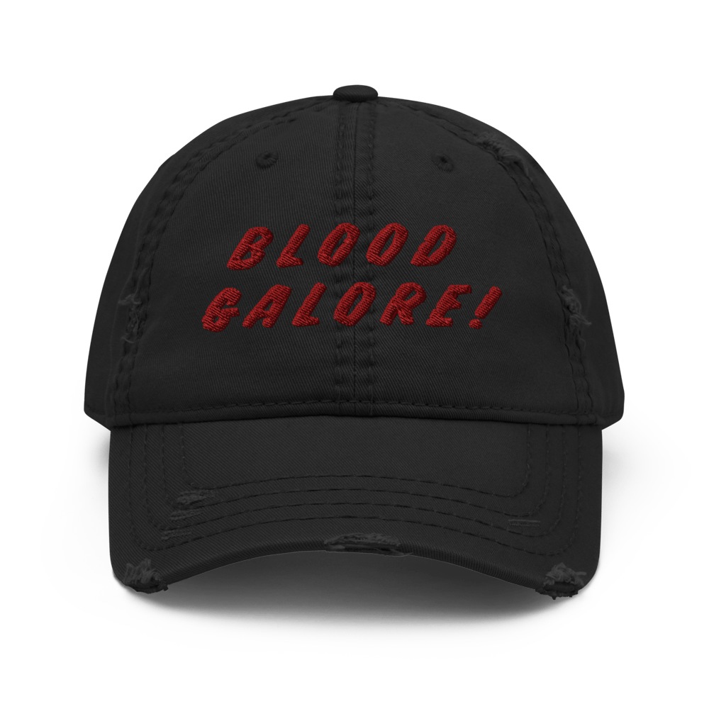 Image of Blood Galore Destressed Baseball Cap