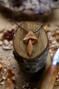 Image 5 of Mushroom Pendant Necklace. 