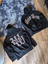 Og Black Rhinestone Hoodie 