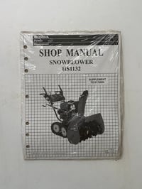 Sealed! Honda HS1132 Snow Blower Shop Manual
