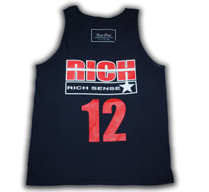 Image of Rich Dreams Tank Top - Navy