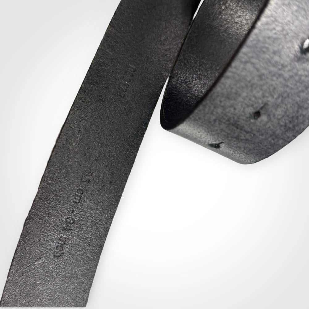 Image of Dolce & Gabbana Leather Plaque Belt