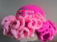 Image 3 of Steelers x Breast Cancer Xtra Ruffled Hat