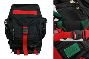 Image of Nike SB Eugene BA2678 063 Backpack Black Red Green Bookbag