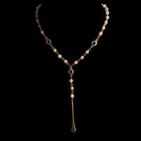 Image 1 of CÉLINE CRYSTAL DROP NECKLACE 
