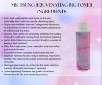Image 2 of Ms. Tsung Essential - BIG REJUVENATING TONER , 120ml