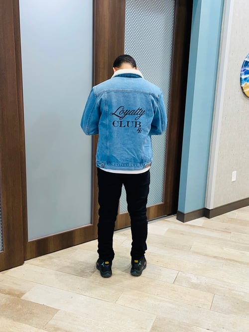 Image of Loyalty Club Denim Sherpa Jacket