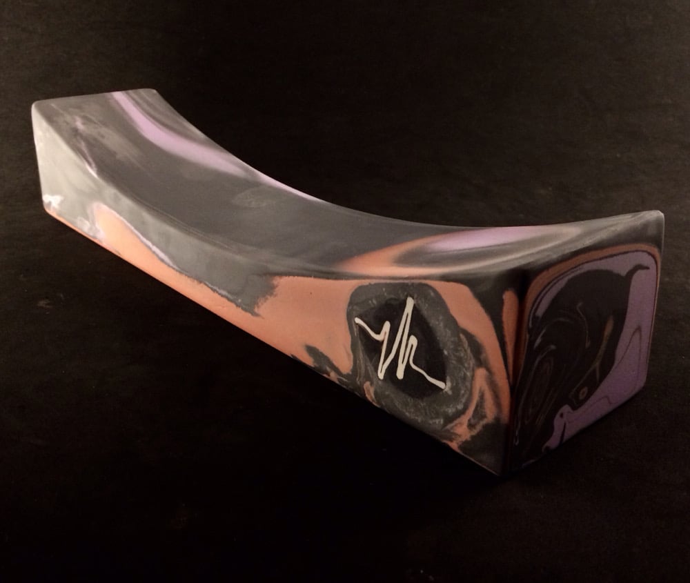 Image of Wired Ramps U Bench (Dark Grey, Light Purple and Brick)