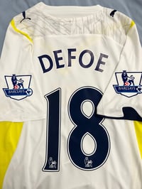 Image 1 of Tottenham Hotspur “DEFOE 18” 2009/10 Home Shirt + patches (M)