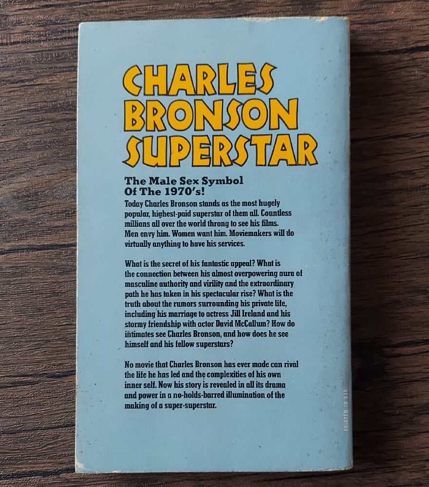 Charles Bronson Superstar, by Steven Whitney