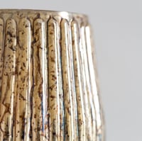 Image 2 of Fluted Antique Gold Votive