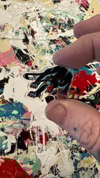 Image 4 of Stalking Panther- Acrylic Pin