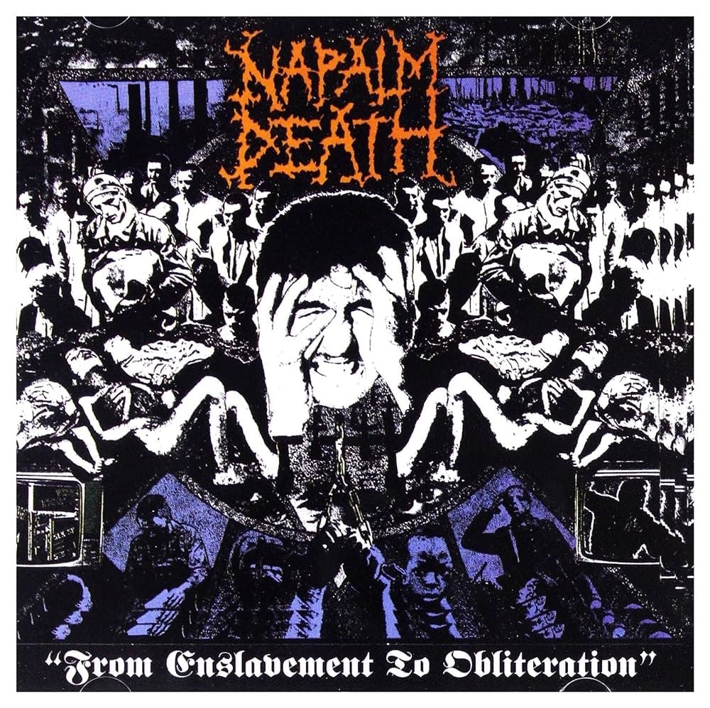 Image of Napalm Death - "From Enslavement To Obliteration" LP (UK Import)