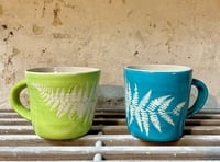 Image 5 of Fern Mug - Dark Turquoise 