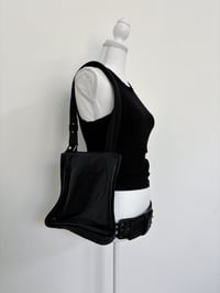 Image 1 of 00s Nine West black leather bag 
