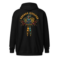 Image 2 of Fierce Butterfly Unisex heavy blend zip hoodie ( Back Imprint)