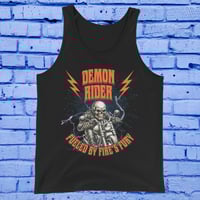 Demon Rider Skeleton Biker Tank Top – Fueled by Fire’s Fury