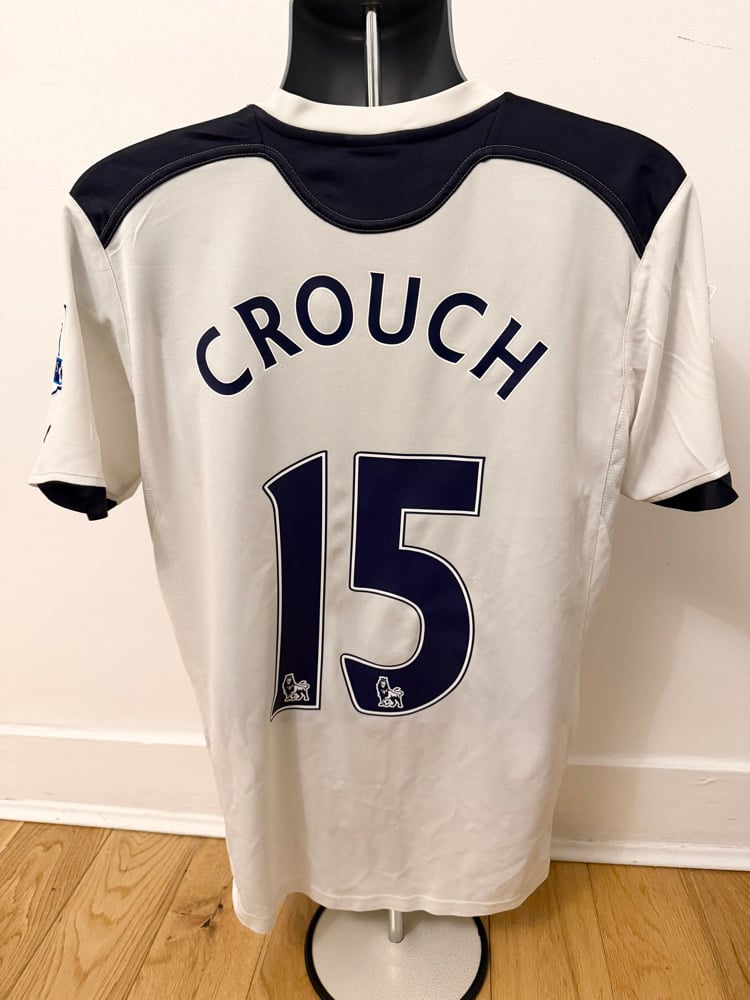 Image of PRE ORDER: Tottenham Hotspur “CROUCH 15” 2010/11 Home Shirt + PL patches (M)