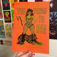 Image 1 of Too Tough To Die A4 Print - Orange