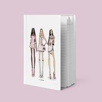 "Fashionable Friends" Hardcover journal (matte)