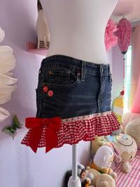 Image 4 of Apple Sauce Denim Skirt 🍎❤️(M)