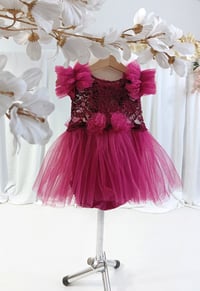 Image 1 of Photography body-dress • fuchsia • size 12-18 months