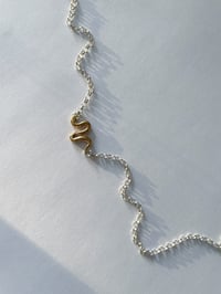 Image 2 of Garden Collection | Mixed Metal Serpent Choker