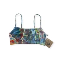 Image 1 of S (34) Bralette in Nebula Geode Ice Dye