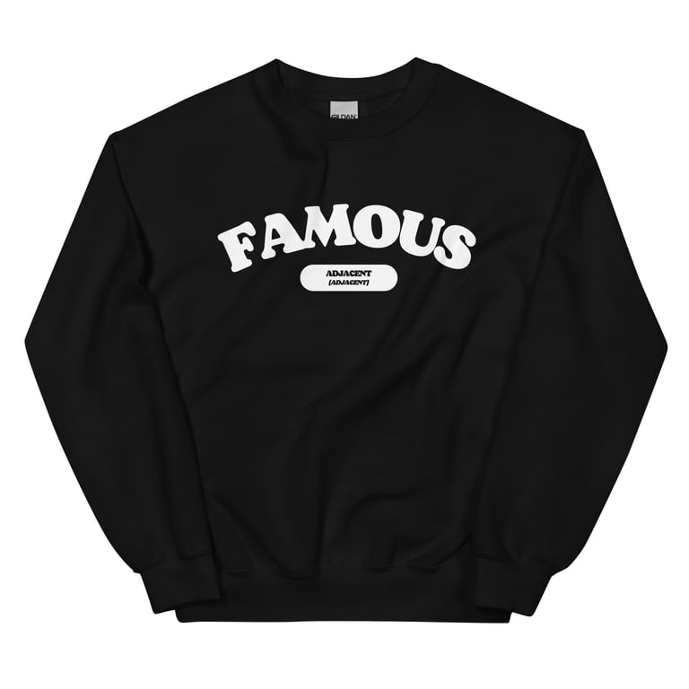 Famous Adjacent (Adjacent) (Simple Design) Sweatshirt Image 4