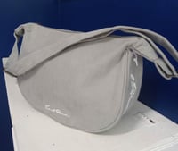 Image 1 of Crescent Cotton Crossbody Bag (tap for other colors)