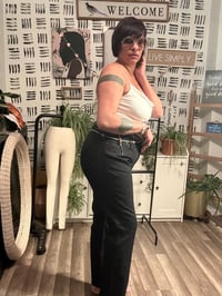 Image 2 of Old navy black denim 