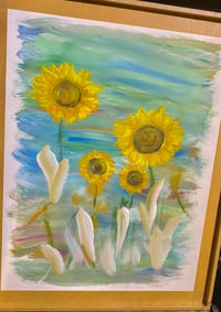 sunflower art 